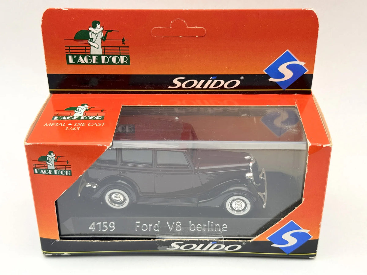 FORD V8 BERLINE L'Age D'Or Solido Czarny 1:43 Made in France