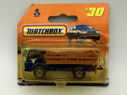 Ciężarówka BEEF HAULER Mainline Matchbox 1999 Niebieski 1:64