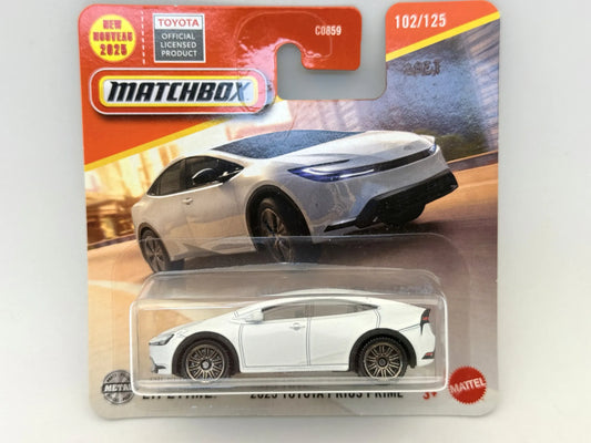 2023 TOYOTA PRIUS PRIME Superfast Matchbox 2024 Biały 1:64
