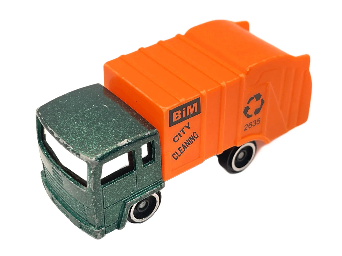 Śmieciarka "BiM City Cleaning" Pomarańczowy i Zielony 1:87