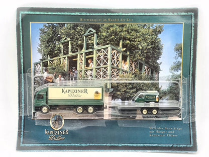 Mercedes-Benz Atego Grell Promotional Model 1:87 KAPUZINER Blister Zielony