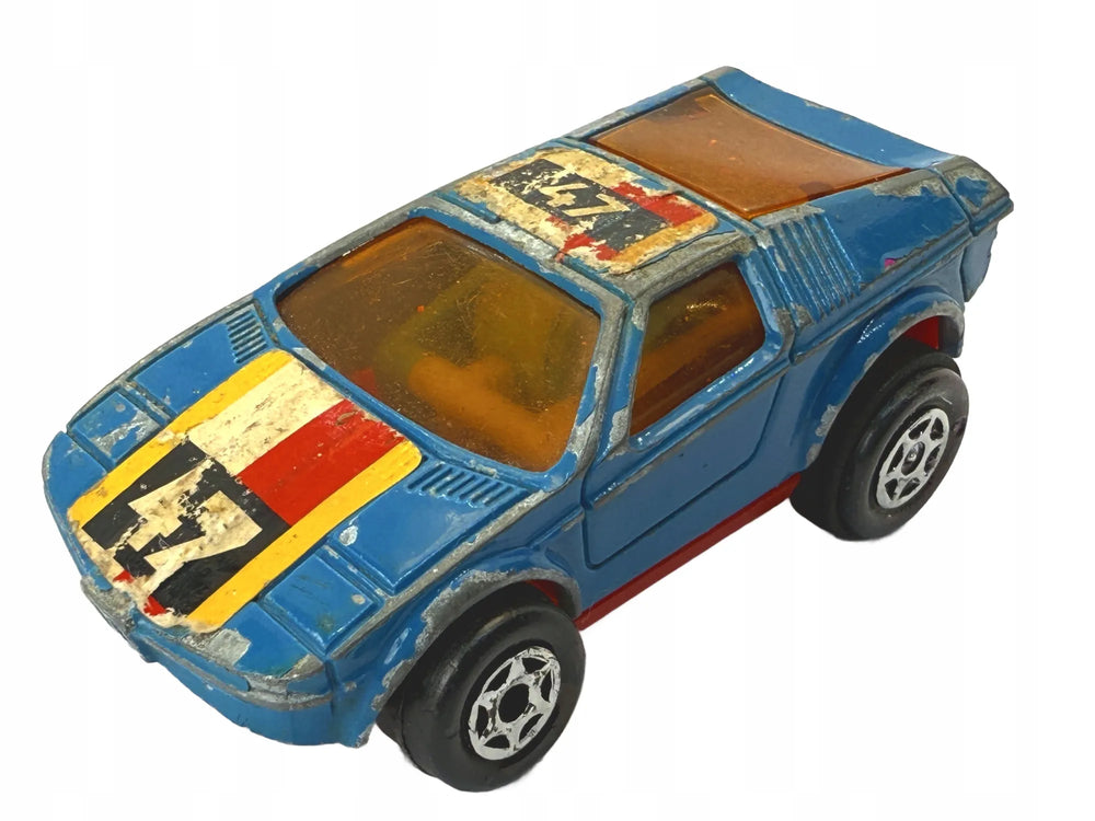 BMW Turbo Motor Majorette '80 Niebieski 1:64 Made in France