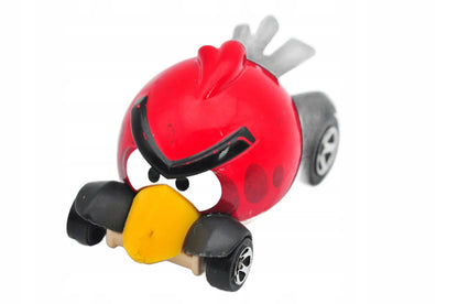 ANGRY BIRDS CAR, Rovio, Mattel 2012, Resoraki, Die cast V5355 Czerwony 1:64
