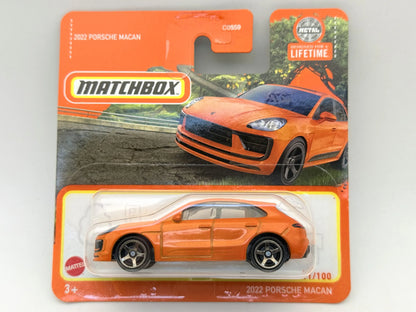 2022 Porsche Macan Matchbox 2024 Pomarańczowy 1:64 Suv