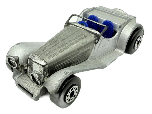 SS 100 JAGUAR, Matchbox 1982, Resoraki, Die cast, Srebrny 1:50