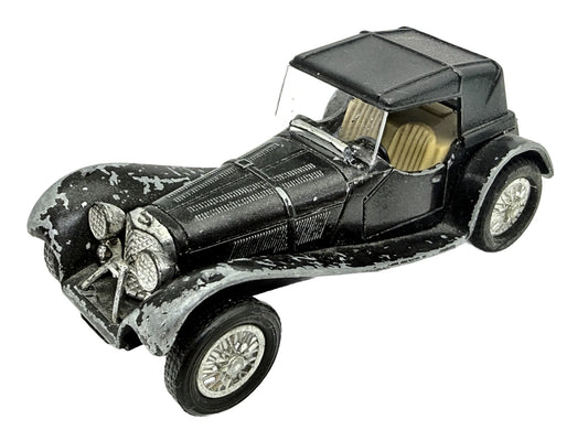 SS Jaguar 100 KLASYCZNY SAMOCHÓD SPORTOWY, Welly, Die cast 8876 Czarny 1:43
