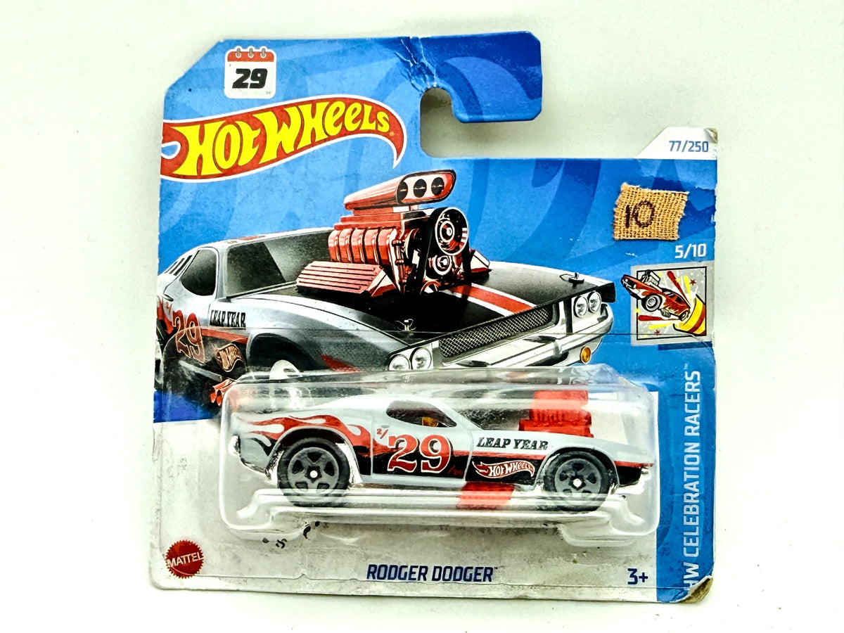 Rodger Dodger Hot Wheels 2024 1:64 GOODYEAR Blister Srebrny