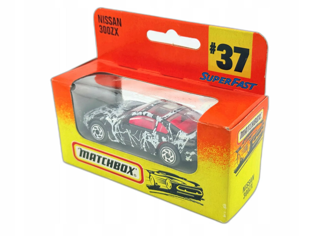 Nissan 300Zx Superfast Matchbox 1996 Czarny 1:64