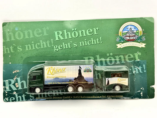 Mercedes-Benz DGD 1:87 Ciężarówka Promocyjna Rhöner Blister Zielony