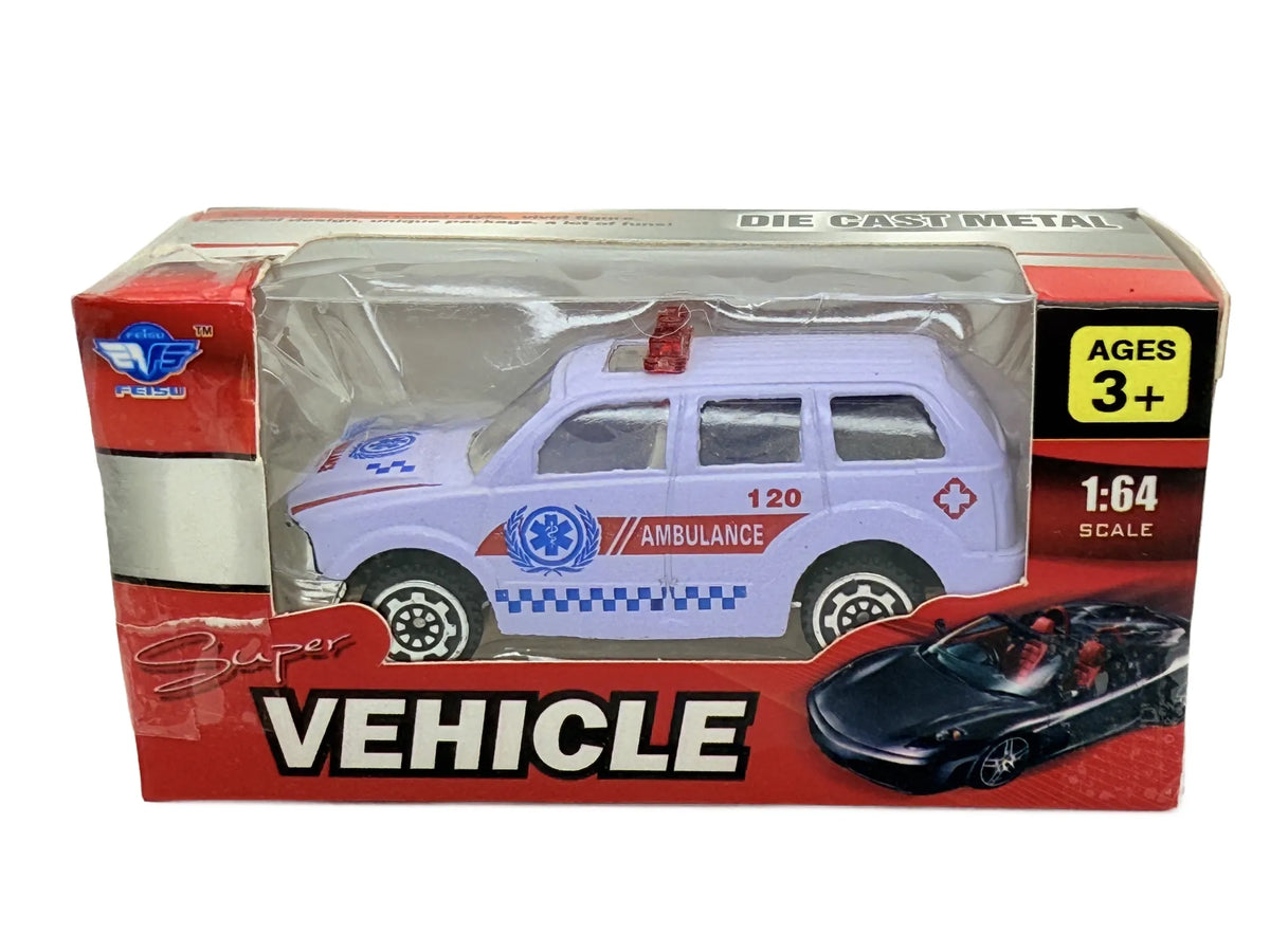 Ambulance, Karetka SUV, FEISU, Resoraki, die cast, 1:64