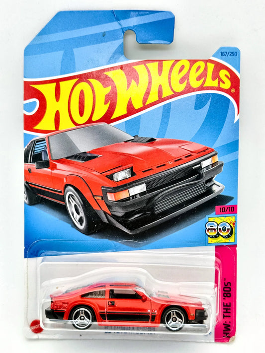 '82 Toyota Supra Hot Wheels 2021 HW: THE '80s 1:64 Blister Czerwony