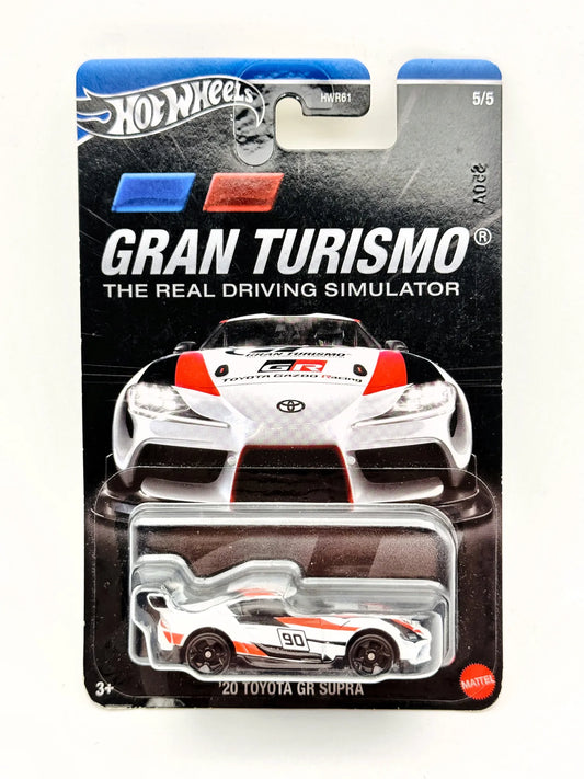 Toyota Gr Supra Hot Wheels 2022 Silver GRAN TURISMO 1:64 90 Wyścig