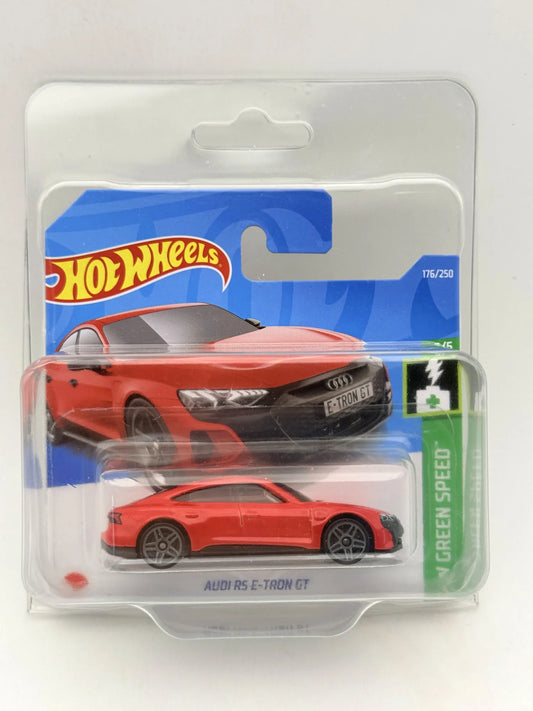 AUDI RS E-TRON GT HW Green Speed Hot Wheels 2022 Czerwony 1:64 Protektor