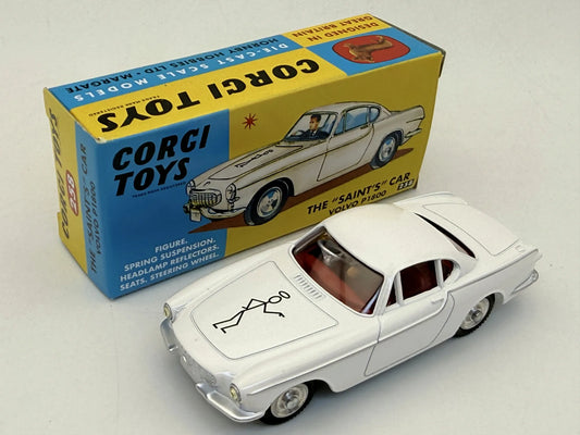 "THE SAINT'S" CAR VOLVO P1800 Z 1965 R. Corgi Biały 1:43