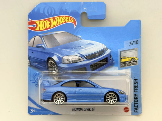 HONDA CIVIC SI Factory Fresh Hot Wheels 2021 Niebieski 1:64