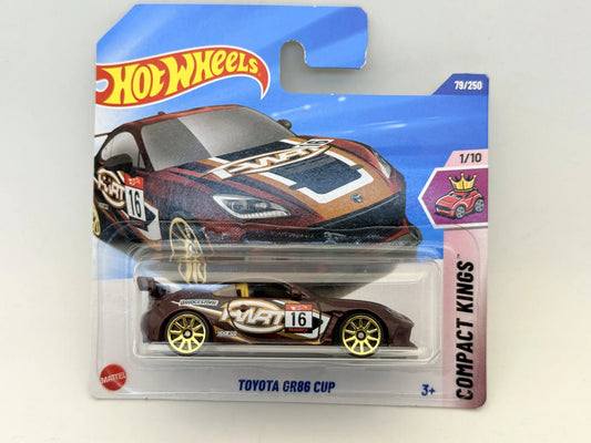 TOYOTA GR86 CUP, Hot Wheels 2025, Die cast HYX74, Ciemny, 1:64, Resoraki