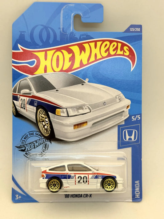 '88 HONDA CR-X Honda Hot Wheels 2018 Biały 1:64