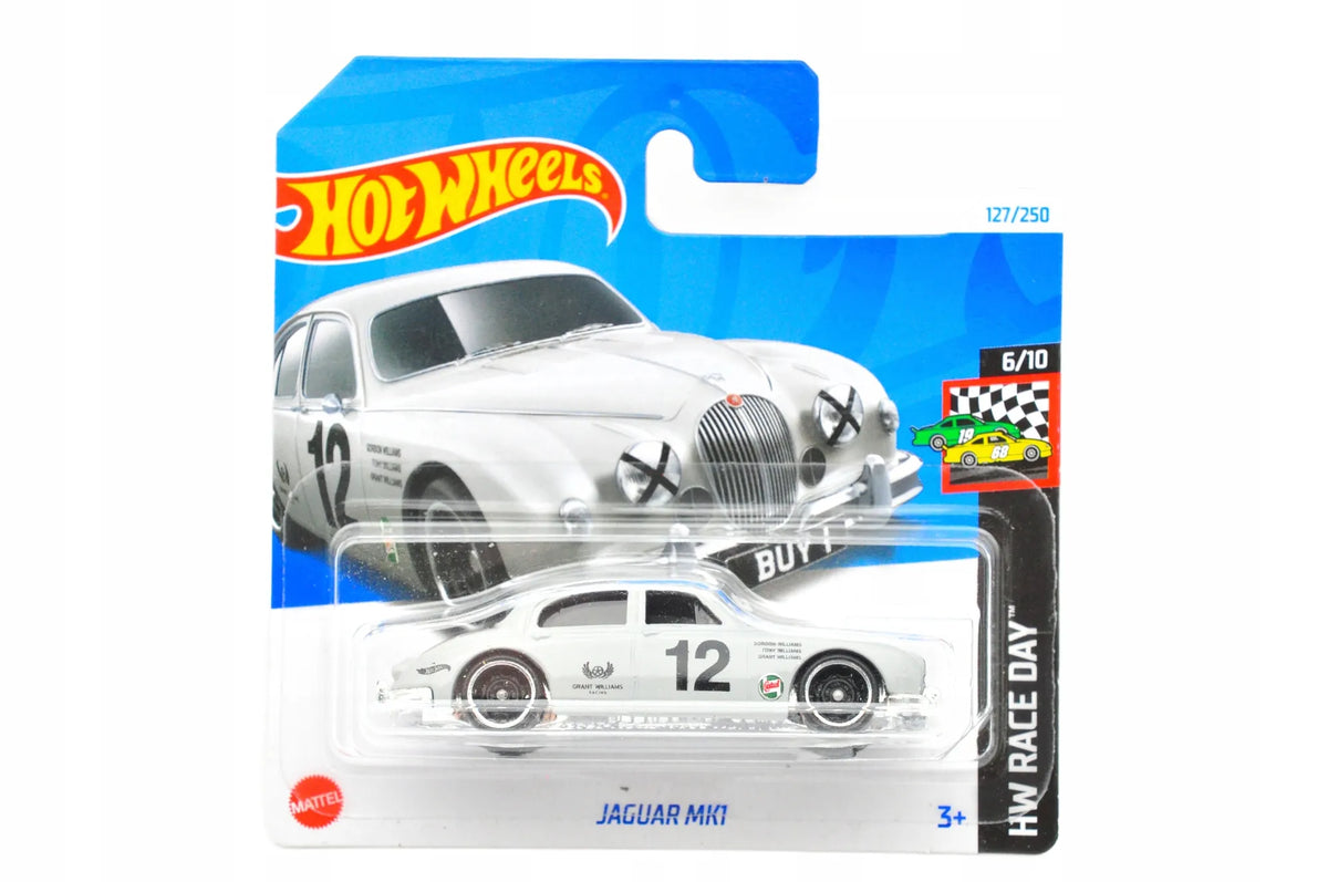 JAGUAR MK1 Hot Wheels 2024 Szary 1:64