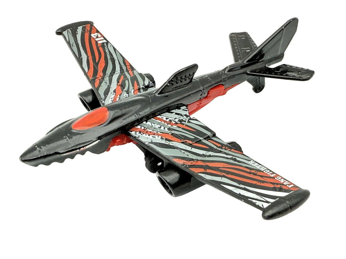 FANG FIGHTER Seria Sky Busters, Matchbox 2012, Die cast SE113, Czarny, 1:64