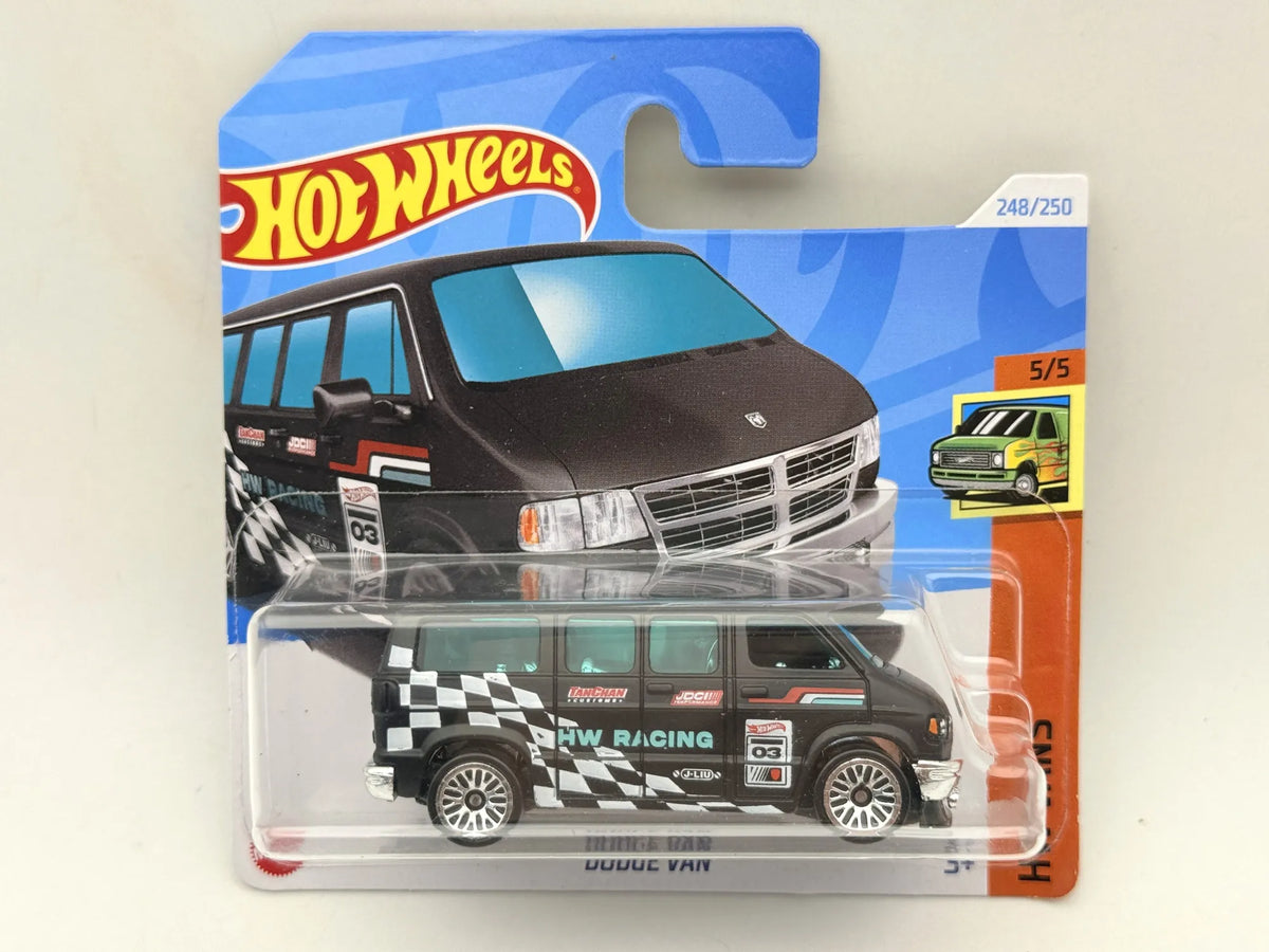 Dodge Van HW Vans Hot Wheels 2024 Czarny 1:64