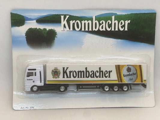 Man F2000 Z Naczepą Furgonową Grell 1:87 Biały Promocyjny Krombacher
