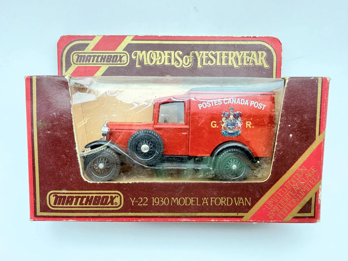 1930 MODEL 'A' FORD VAN, Matchbox 1984, Made in England, Die cast Y22, 1:40