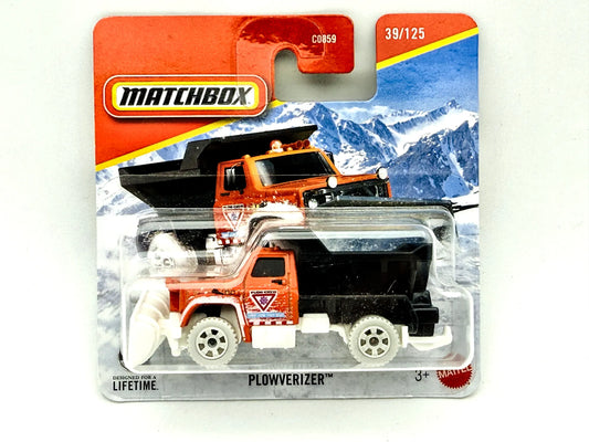 Plowverizer Matchbox 2026 Mainline 1:64 Pług Śnieżny Blister Pomarańczowy