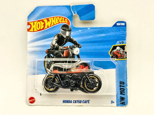Honda CB750 Café Hot Wheels 2024 HW Moto 1:64 Motocykl Blister Czarny