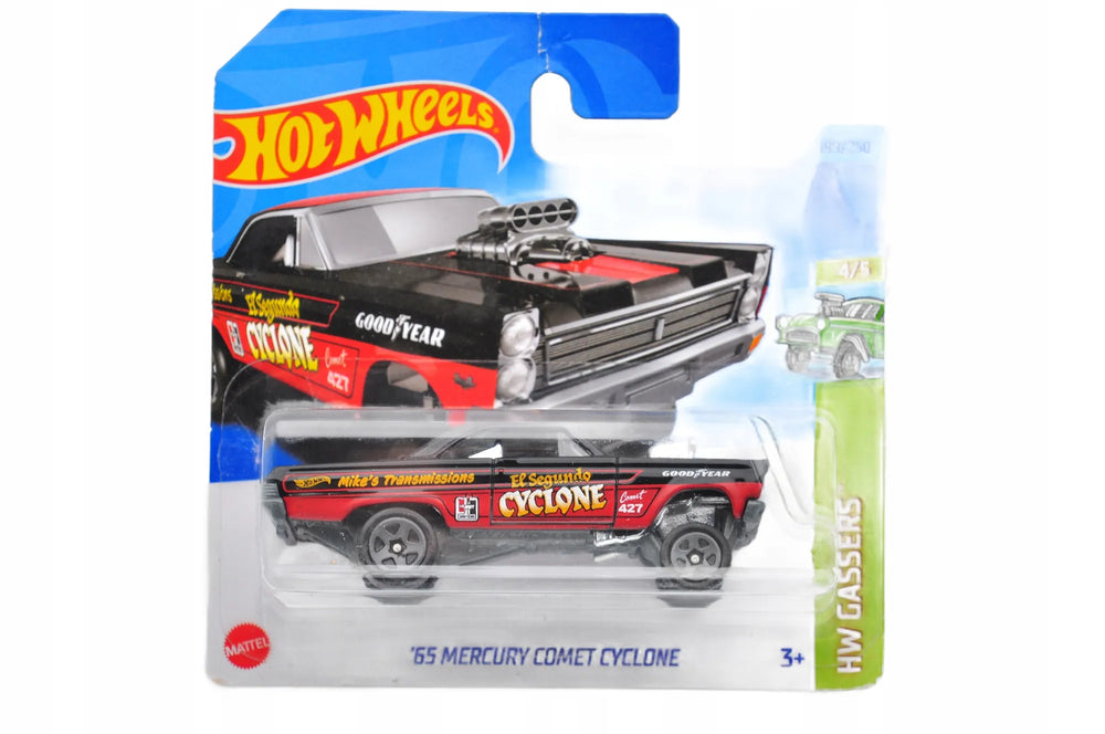 1965 Mercury Comet Cyclone Hot Wheels 2023 Czarny 1:64