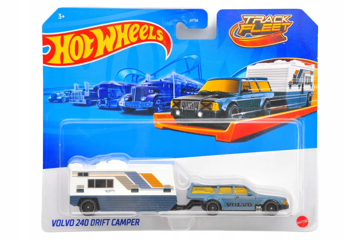 VOLVO 240 DRIFT CAMPER Hot Wheels 2023 Niebieski, 1:64