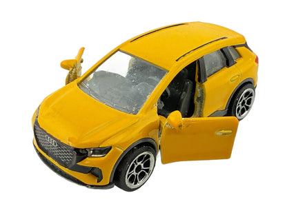 Audi Q4 E-Tron Majorette Żółty 1:62