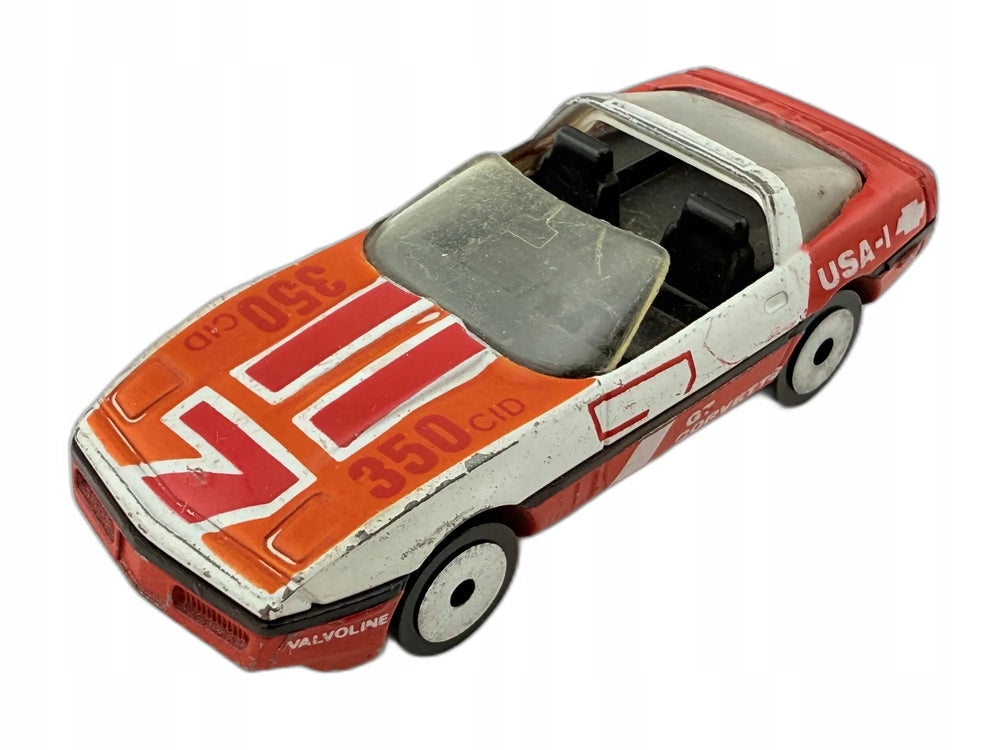 1984 Corvette Matchbox 1983 Czerwony 1:56 Made in Macau