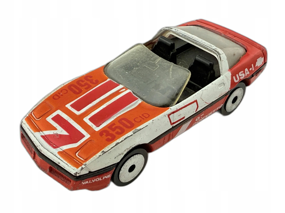 1984 Corvette Matchbox 1983 Czerwony 1:56 Made in Macau