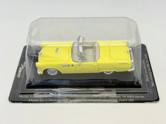 FORD THUNDERBIRD Z 1955 R. Legendarne Samochody AmerCom Żółty 1:43