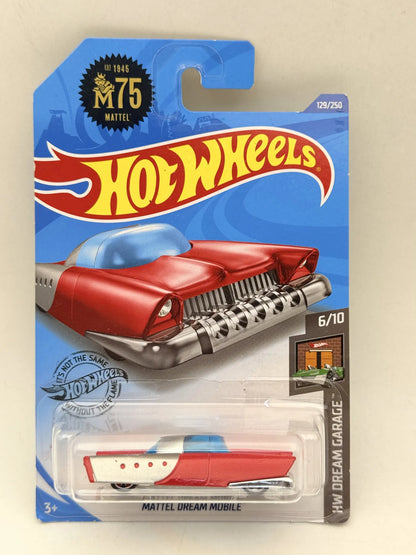 MATTEL DREAM MOBILE HW Dream Garage Hot Wheels 2018 Czerwony 1:64