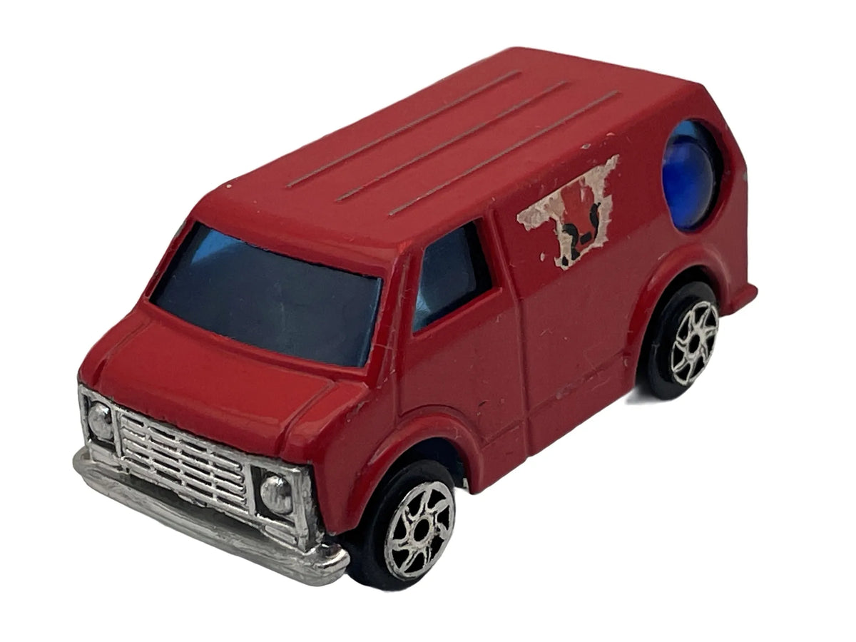 BEDFORD AMERICAN VAN, SR-827, Die cast, Czerwony, 1:60, Resoraki