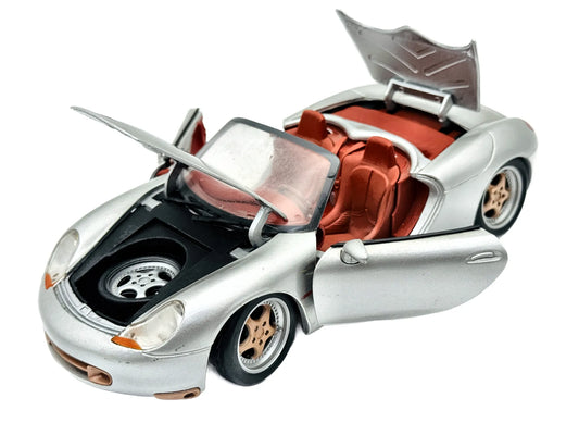 Porsche Boxster Maisto 1:18 Luzak Srebrny
