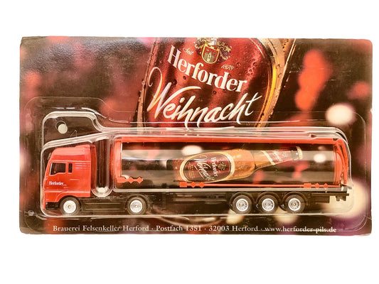 MAN Grell 1:87 Ciężarówka Promocyjna Herforder Blister Czarny Promocyjny