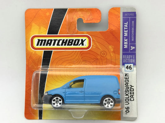 '06 VOLKSWAGEN CADDY Mbx Metal Matchbox 2007 Niebieski 1:64