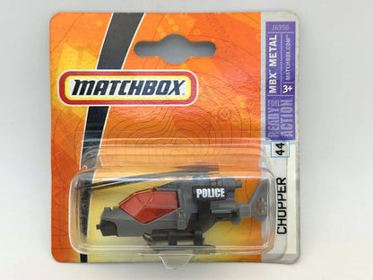 Helikopter "CHOPPER" POLICE HELICOPTER MBX METAL Policja Matchbox 2006 1:87