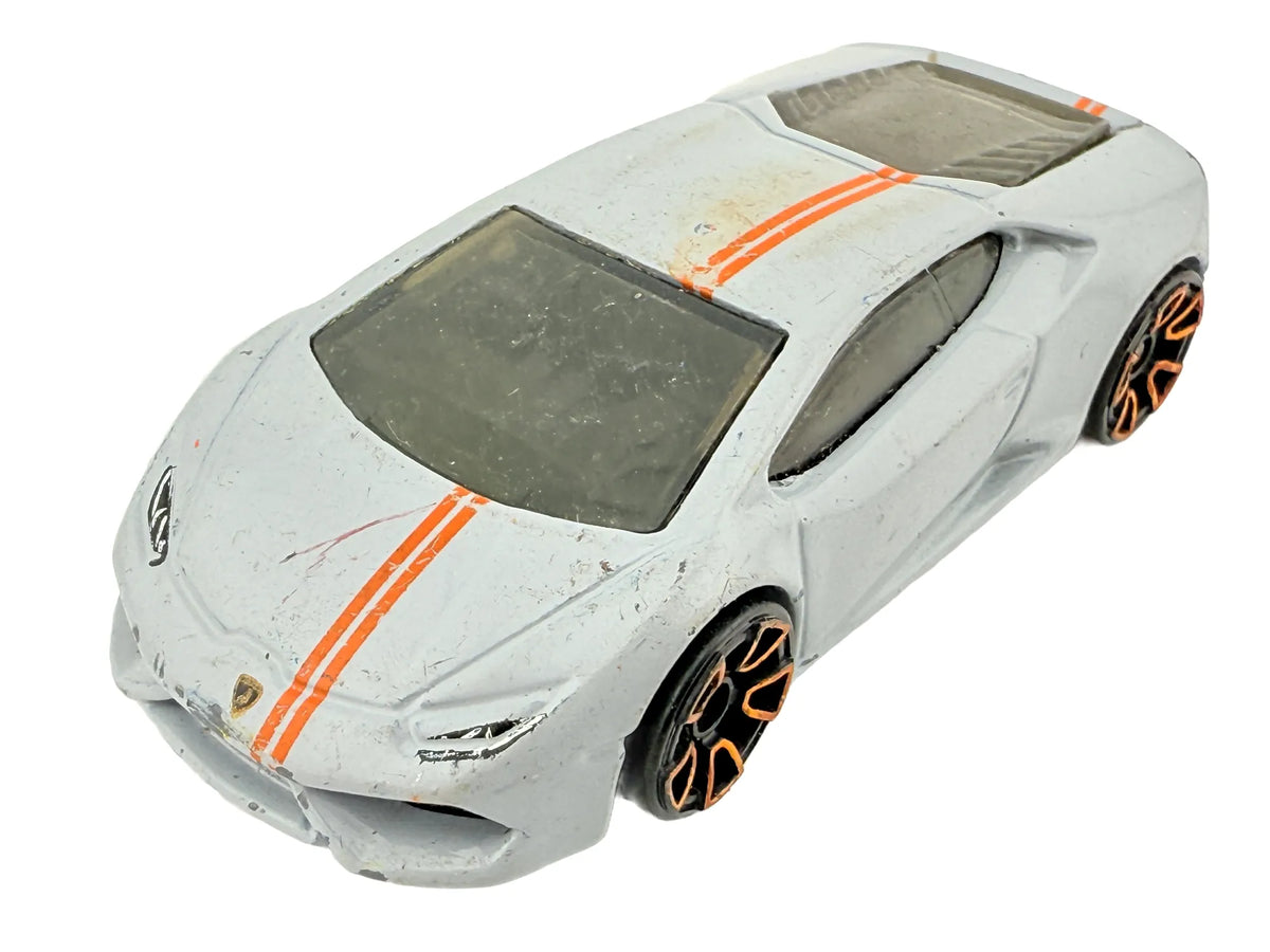 LAMBORGHINI HURACAN LP 610-4, Hot Wheels 2014, Die cast CFH19, Biały, 1:64,