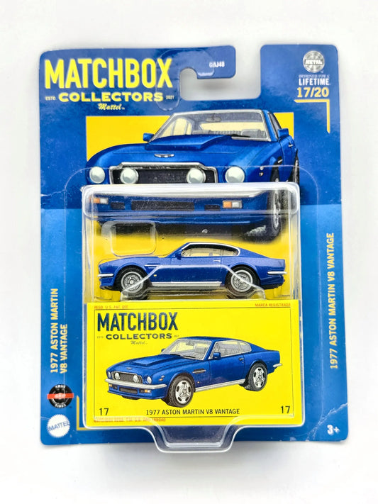 1977 Aston Martin V8 Vantage Matchbox 2024 1:64 Blister Niebieski