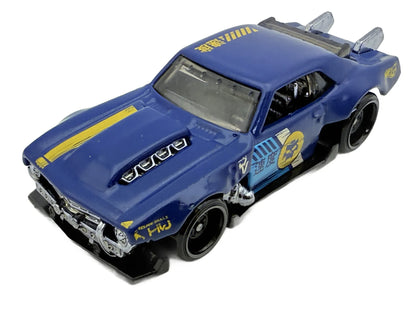 Custom '68 Camaro Hot Wheels Niebieska 1:64
