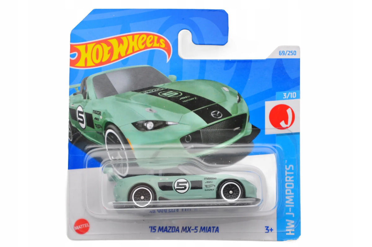 '15 MAZDA MX-5 MIATA Hot Wheels 2024 Miętowy 1:64
