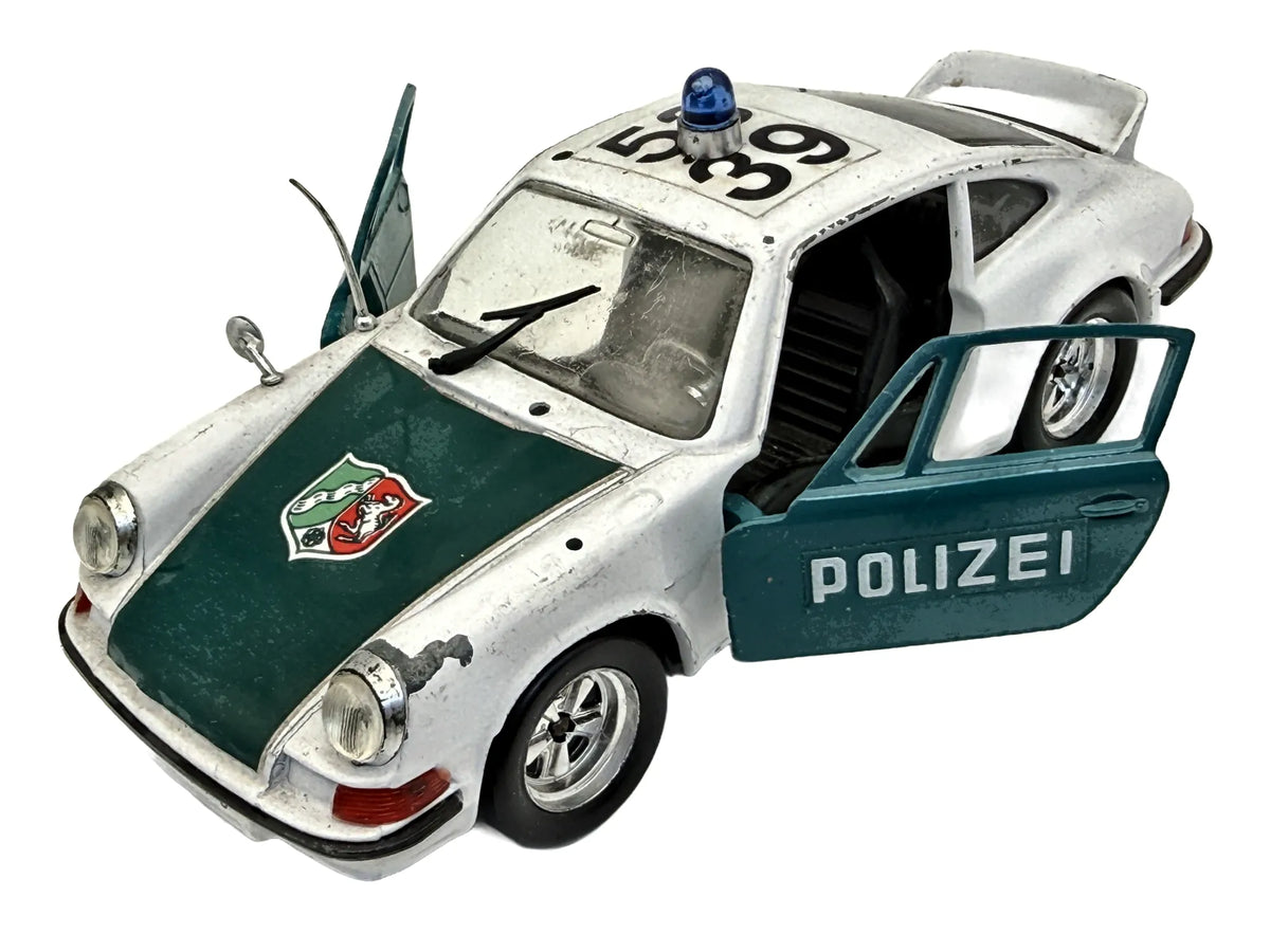 Porsche 911 Carrera Rs 2.7 Polizei Polistil 1979 Biały 1:26 Made in Italy