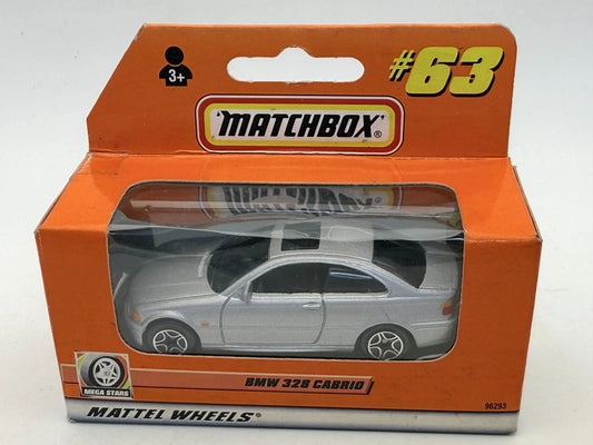 BMW 328 SERIES COUPE Mega Stars Matchbox 1999 Srebrny 1:64