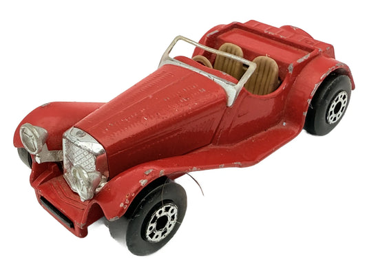SS 100 JAGUAR, Matchbox 1982, Made in Maca, Die cast Czerwony 1:50 Resoraki