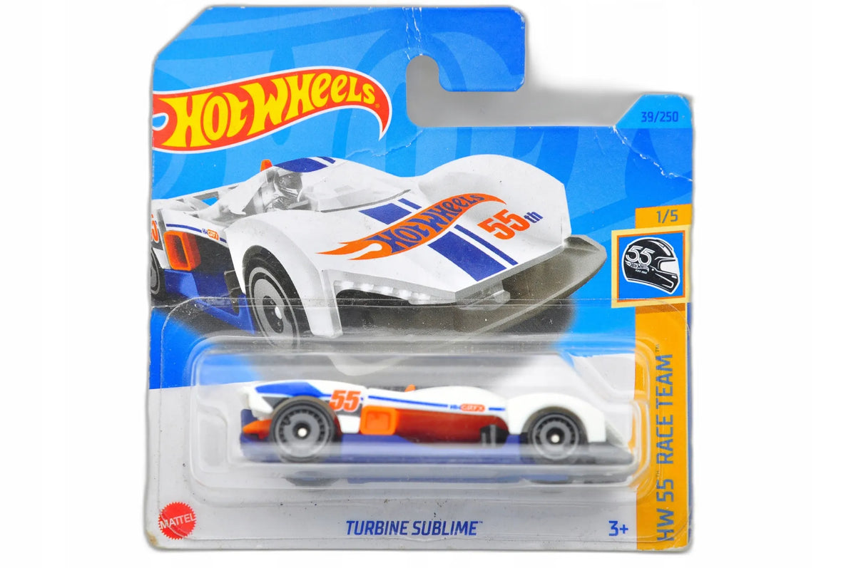 Hw 55 Race Team Mainline Hot Wheels 2023 Biały 1:64