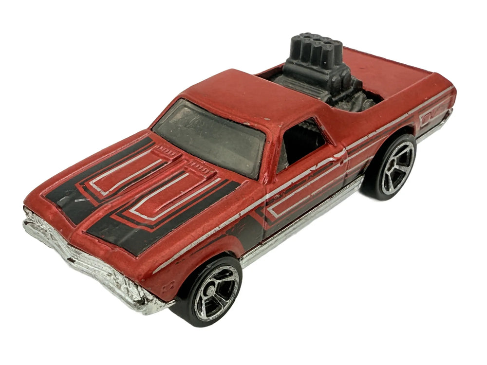 '68 El Camino Hot Wheels Czerwony 1:64