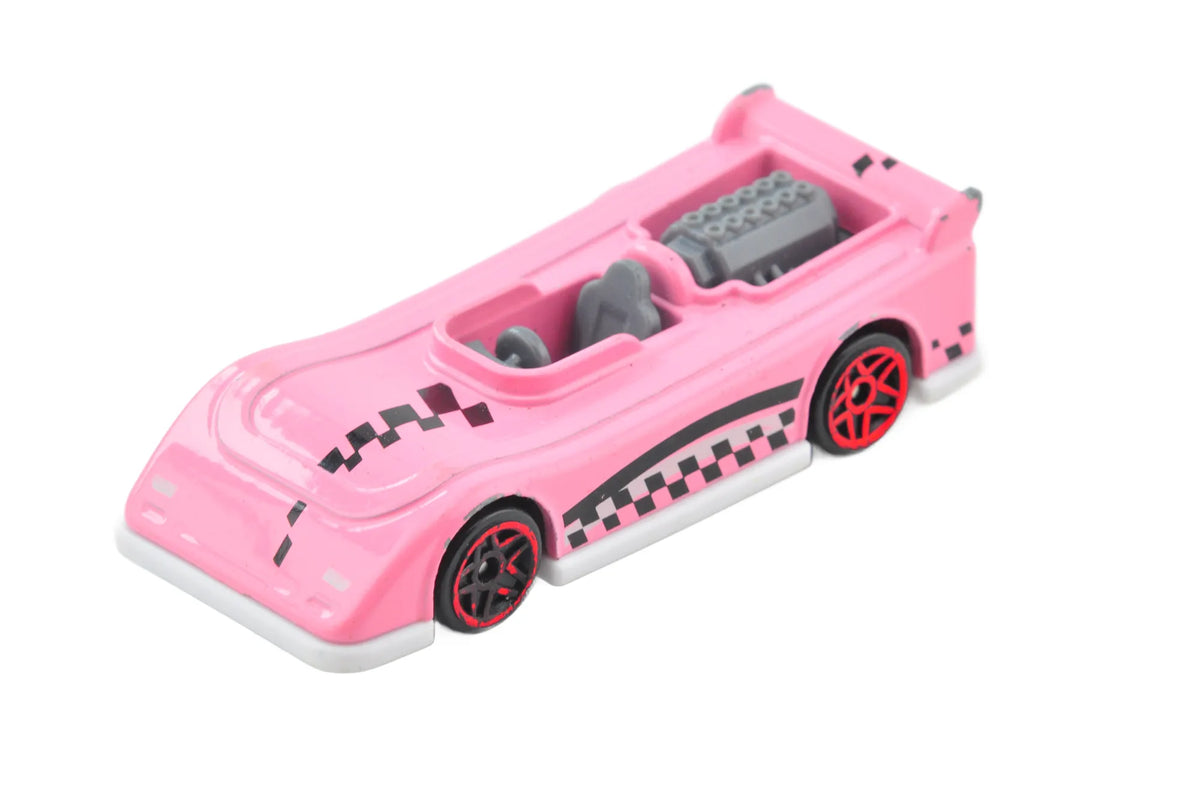 Concept Car, Sportowy Roadster, Delta-Sport, die cast resoraki 1:64, różowy